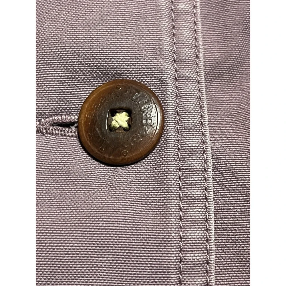 Vintage L.L. Bean Adirondack Barn Coat Women's S Thinsulate Lined Purple Canvas - Picture 6 of 8